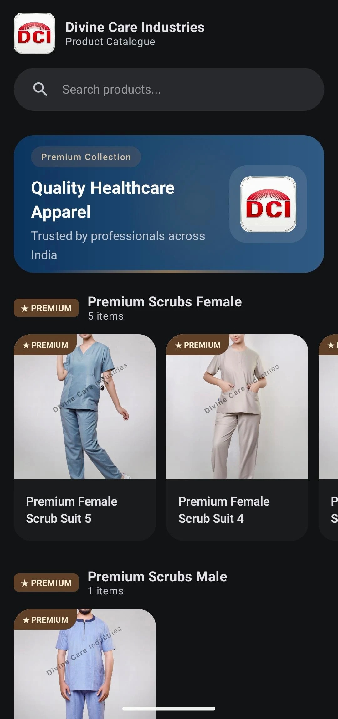 Divine Care app screenshot